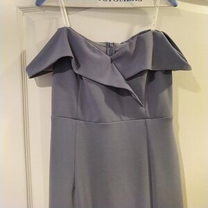 Lulus blue long maxi dress size medium dry cleaned worn once